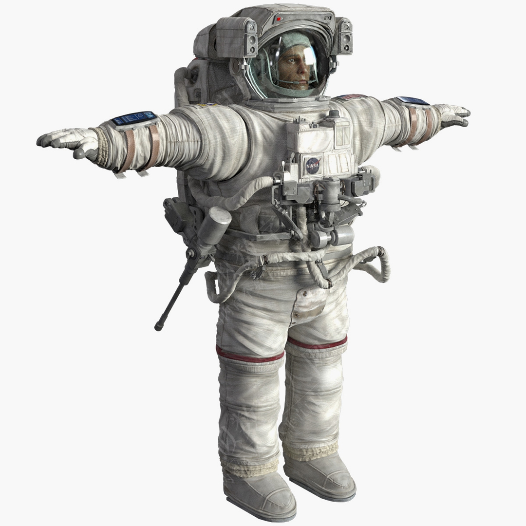 3D写实宇航员模型