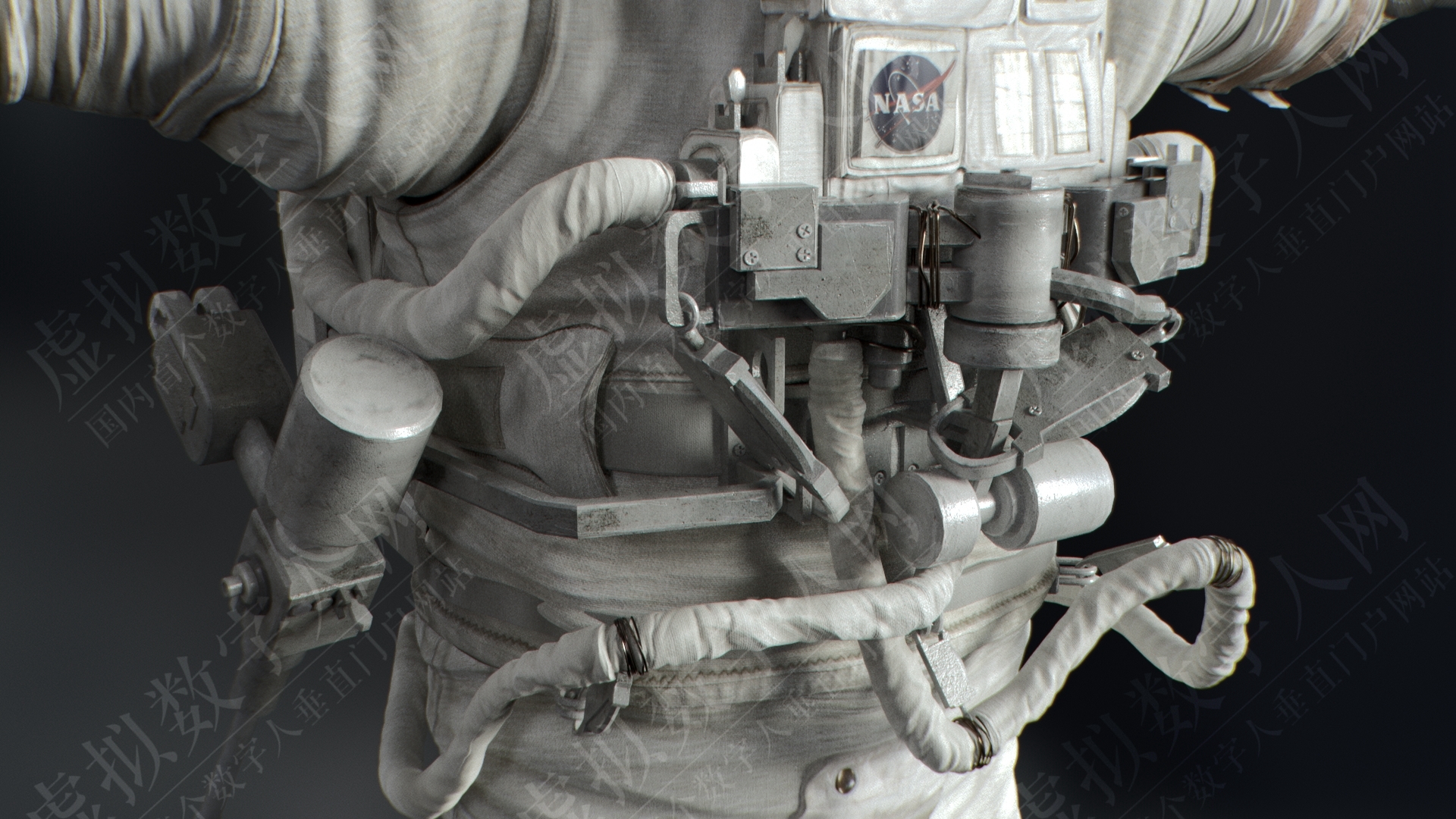 3D写实宇航员模型