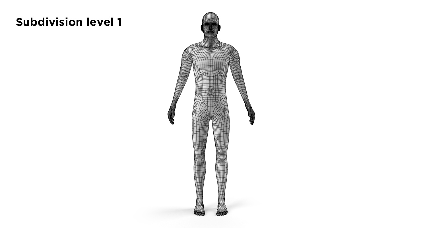 3D数字人模型操纵的人类混合中性模型
