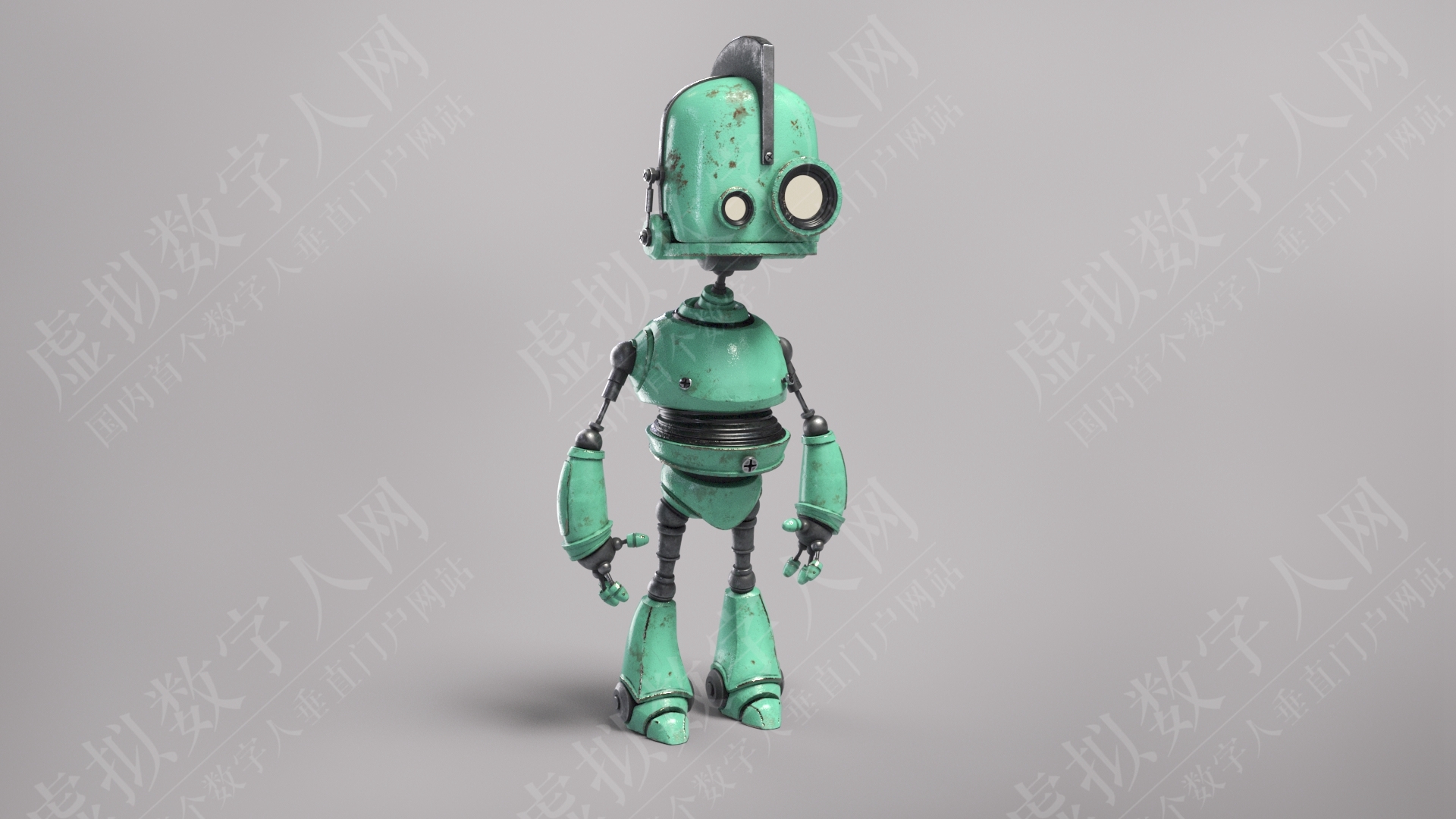 机器人可爱虚拟人模型