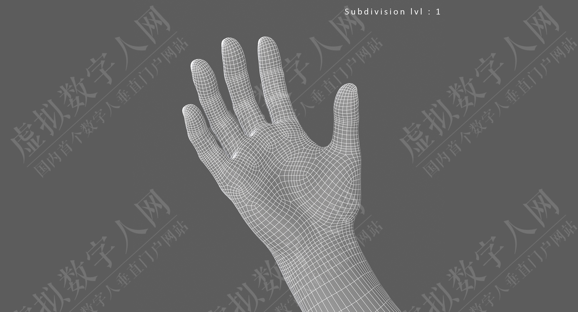 3D数字人模型现实的操纵男子VRay＆Menterray