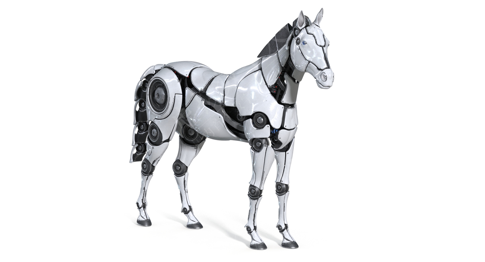 3D Antares马机器人虚拟数字人模型