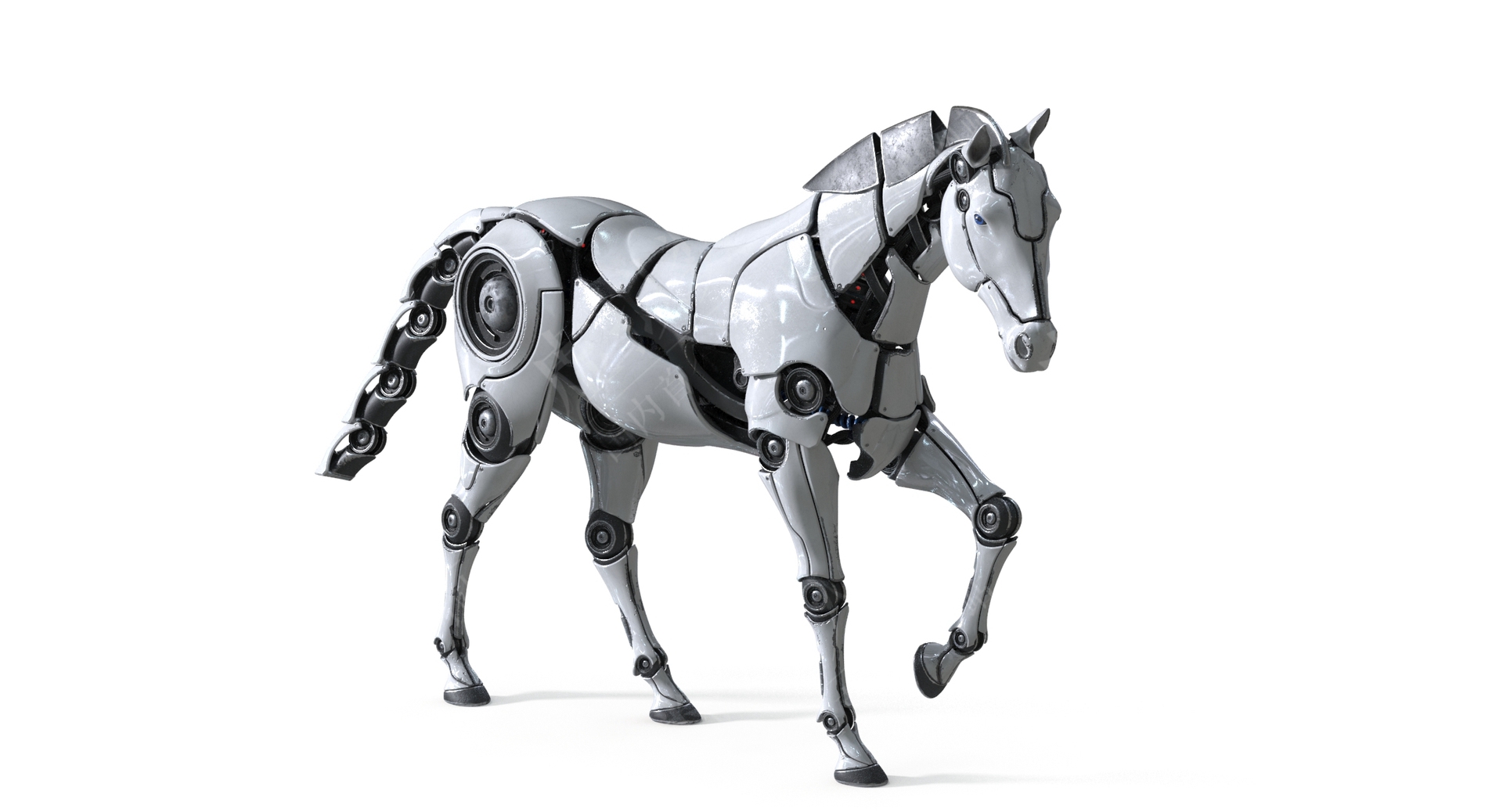 3D Antares马机器人虚拟数字人模型