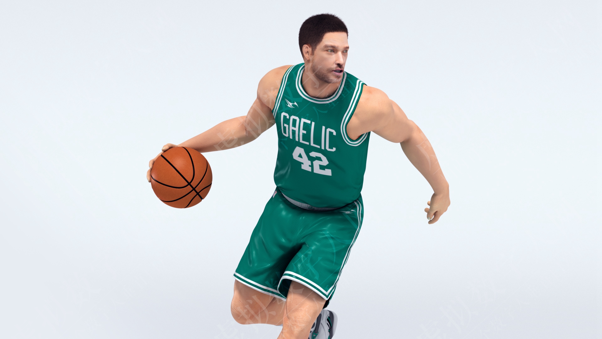 3D 篮球运动员虚拟数字人