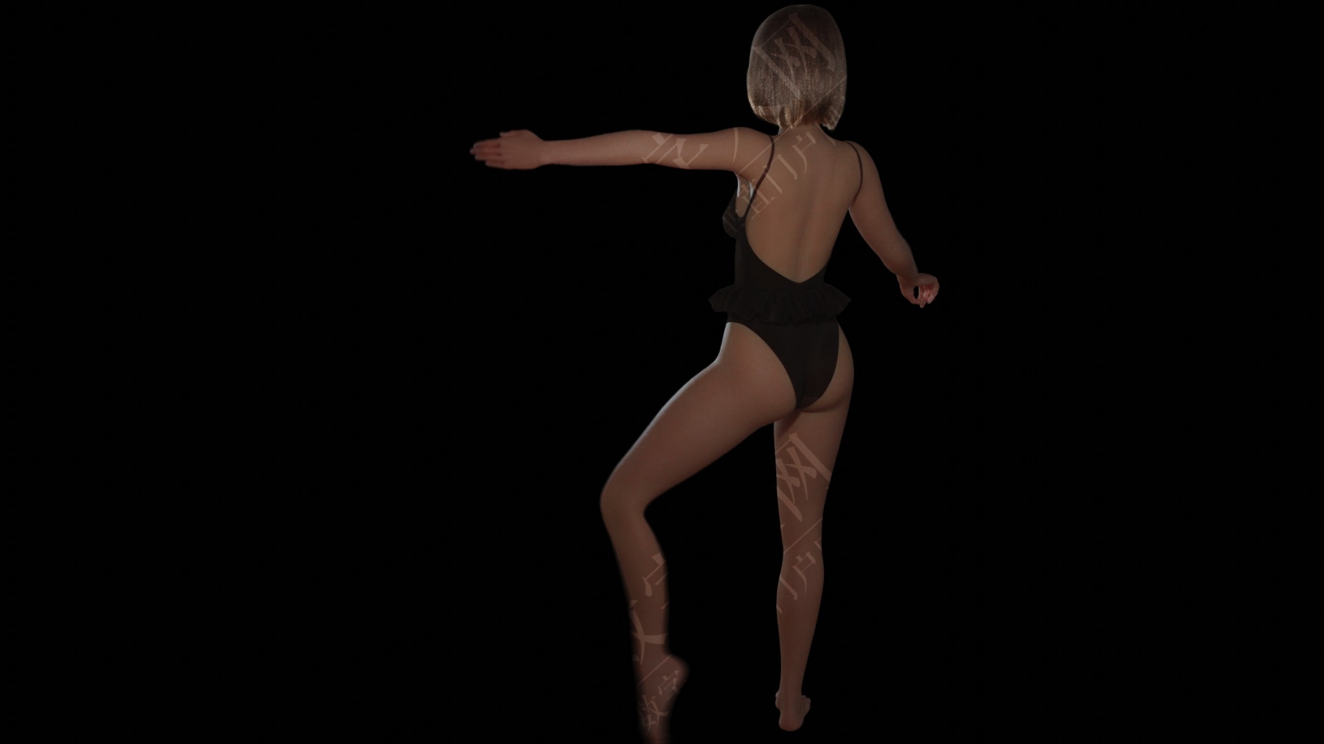 3D女高级超写实3D数字人模型