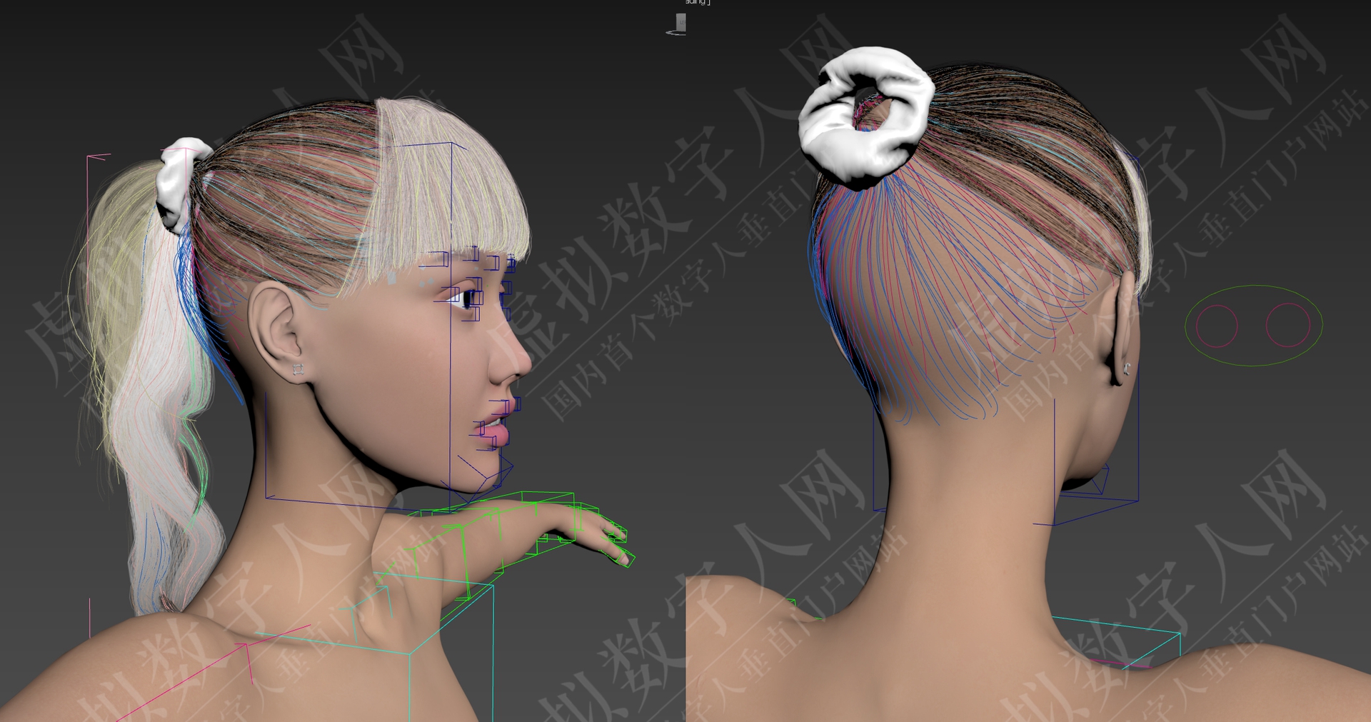 3D女高级超写实3D数字人模型