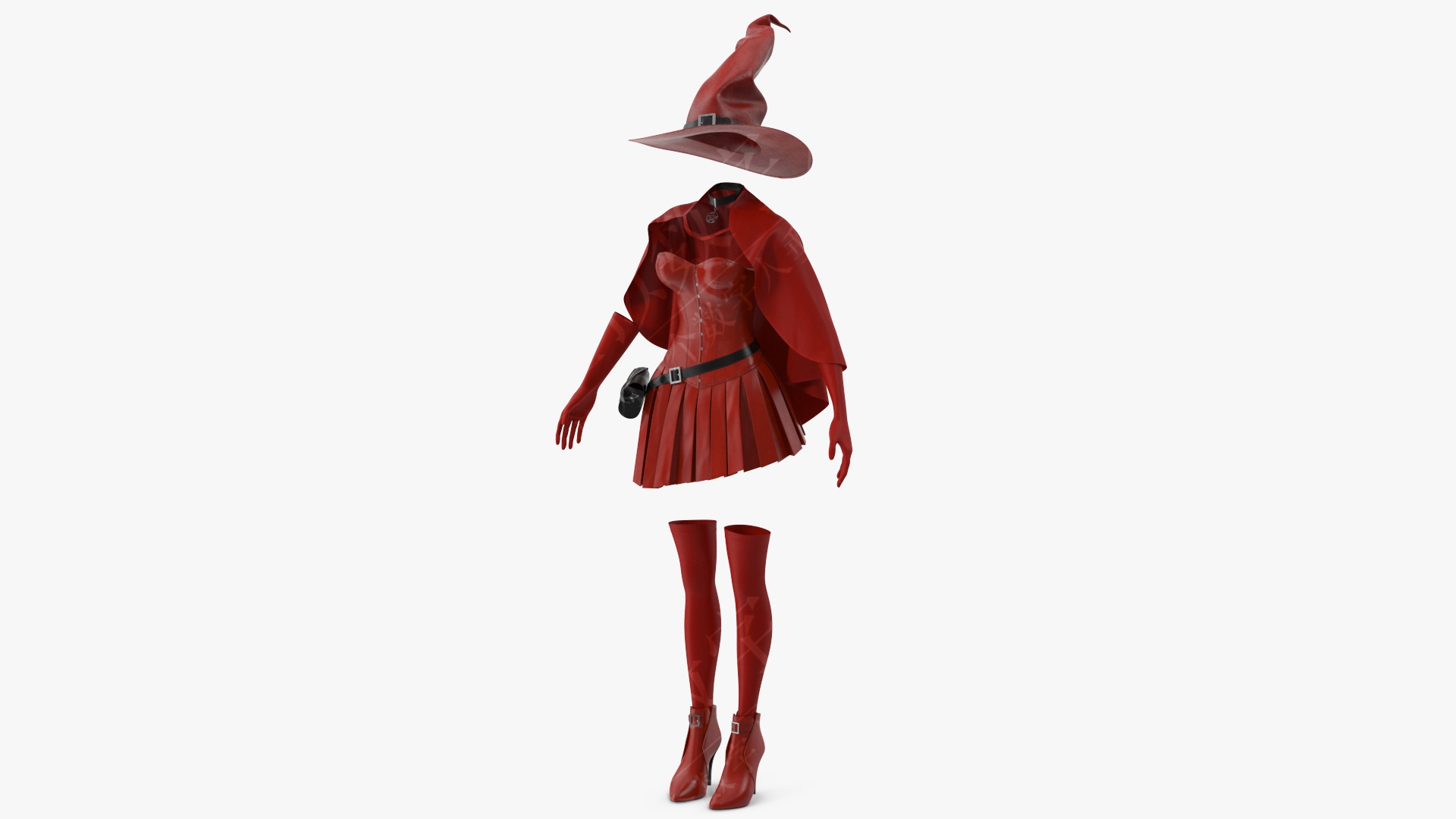女巫服装4 3D 虚拟人