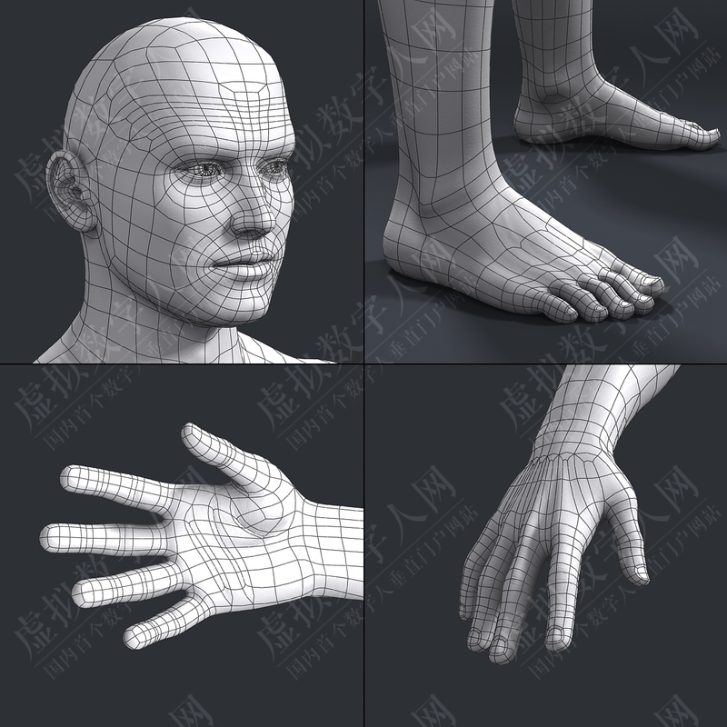3D数字人戴夫模型