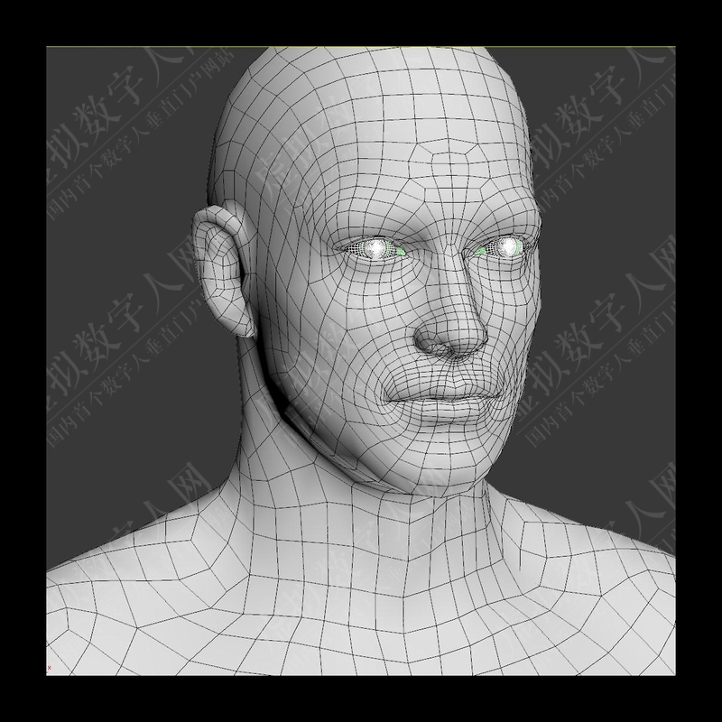 3D男性虚拟数字人模型