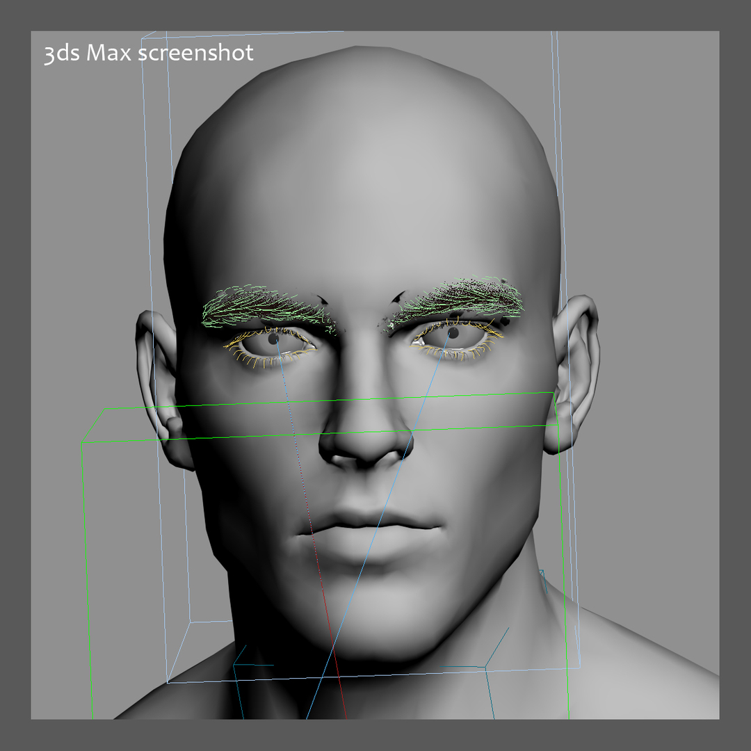 超写实的男性虚拟人模型(110P)