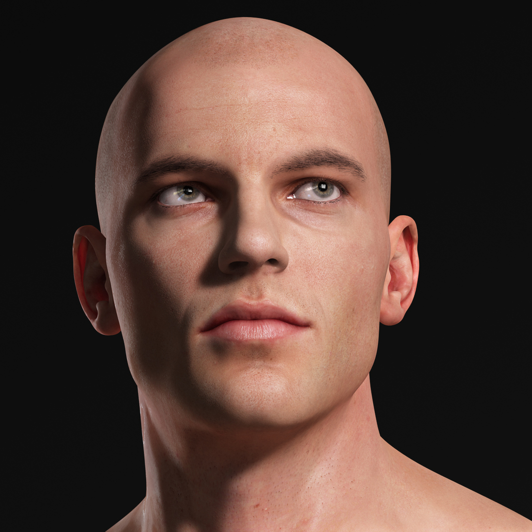 超写实的男性虚拟人模型(110P)