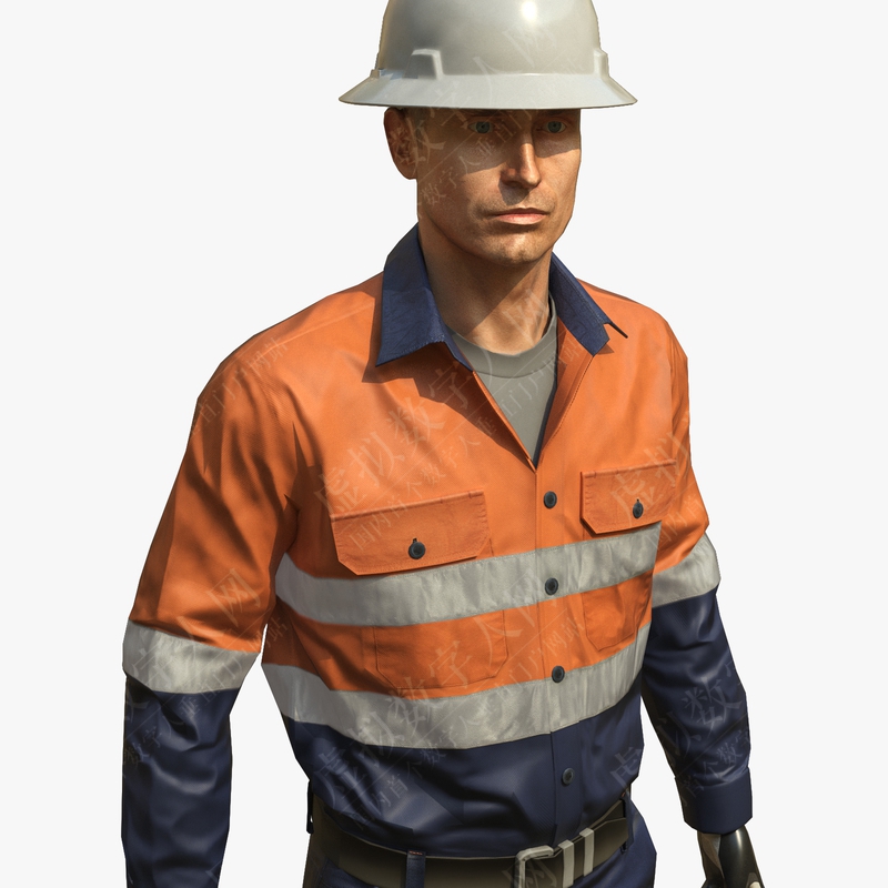 工人采矿安全设备