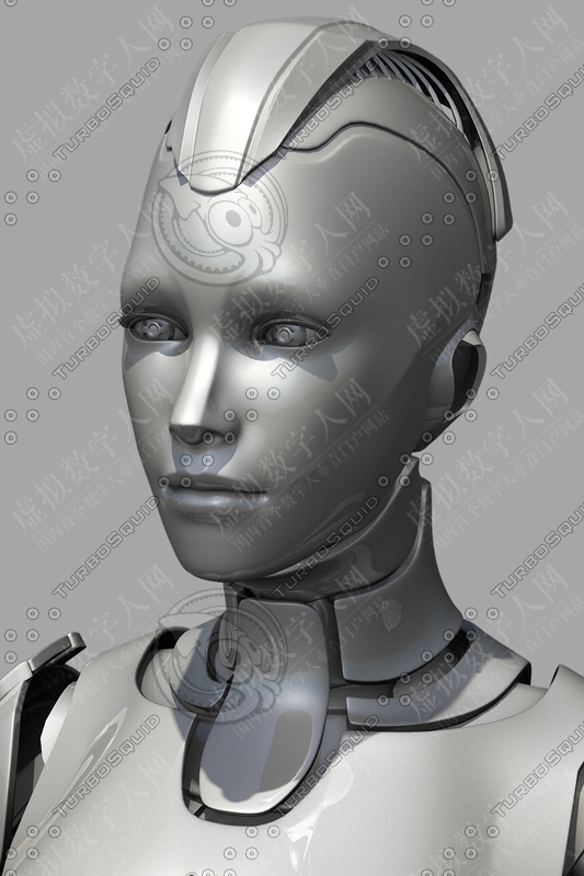 女族机器人模型3D虚拟数字人