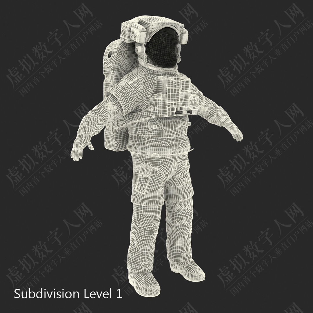 太空服虚拟人模型
